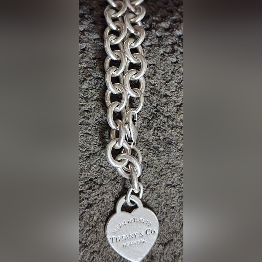 Tiffany heart bracelet.